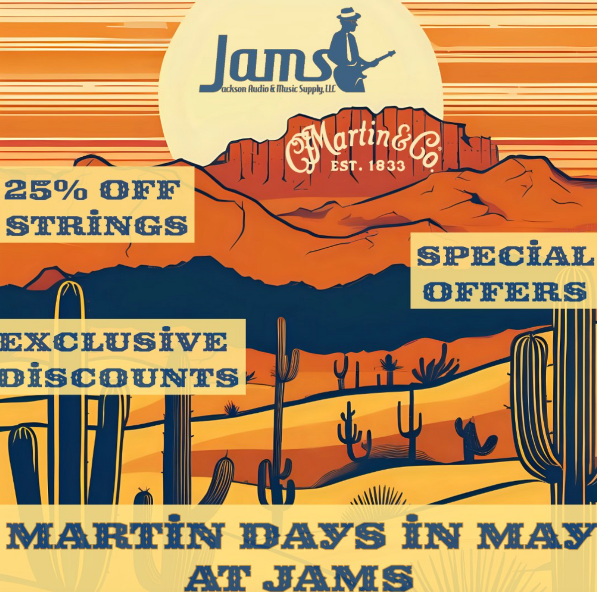 Jams and Martin Guitars