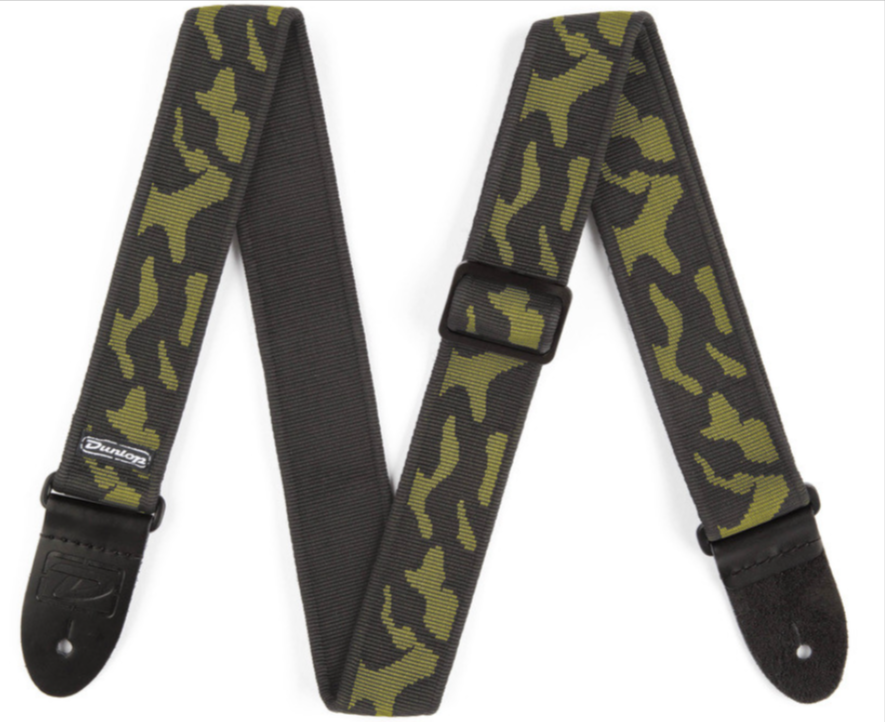 Dunlop Classic Camo Olive Strap
