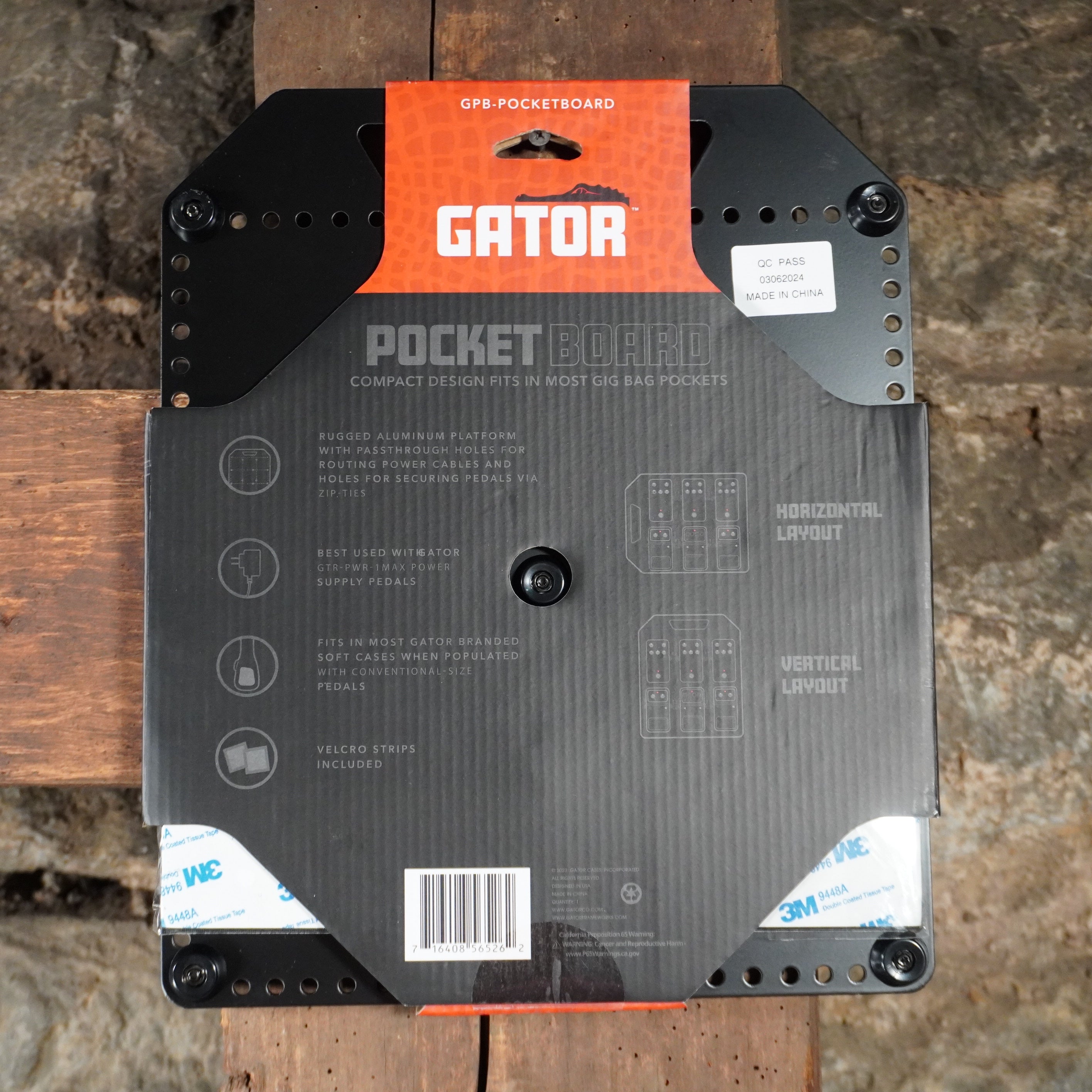 Gator GPB Pocket Board Effects Pedal Board