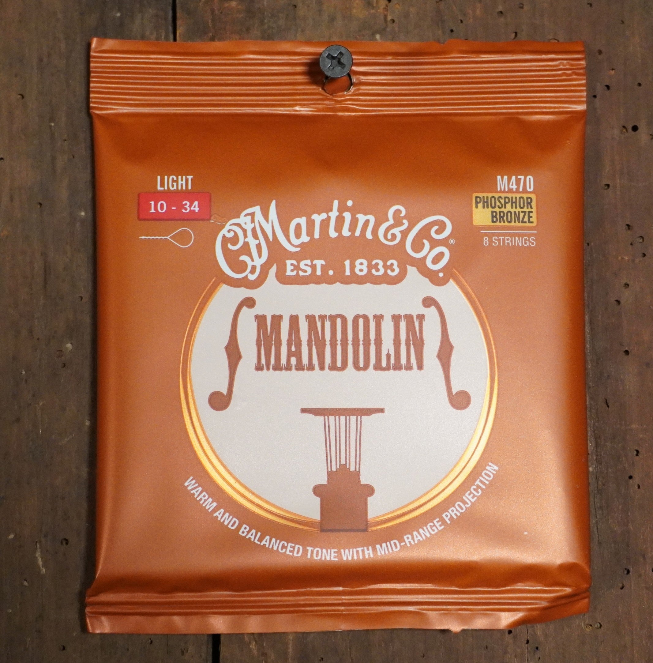 Martin Strings Mandolin Phosphor Bronze Light Gauge