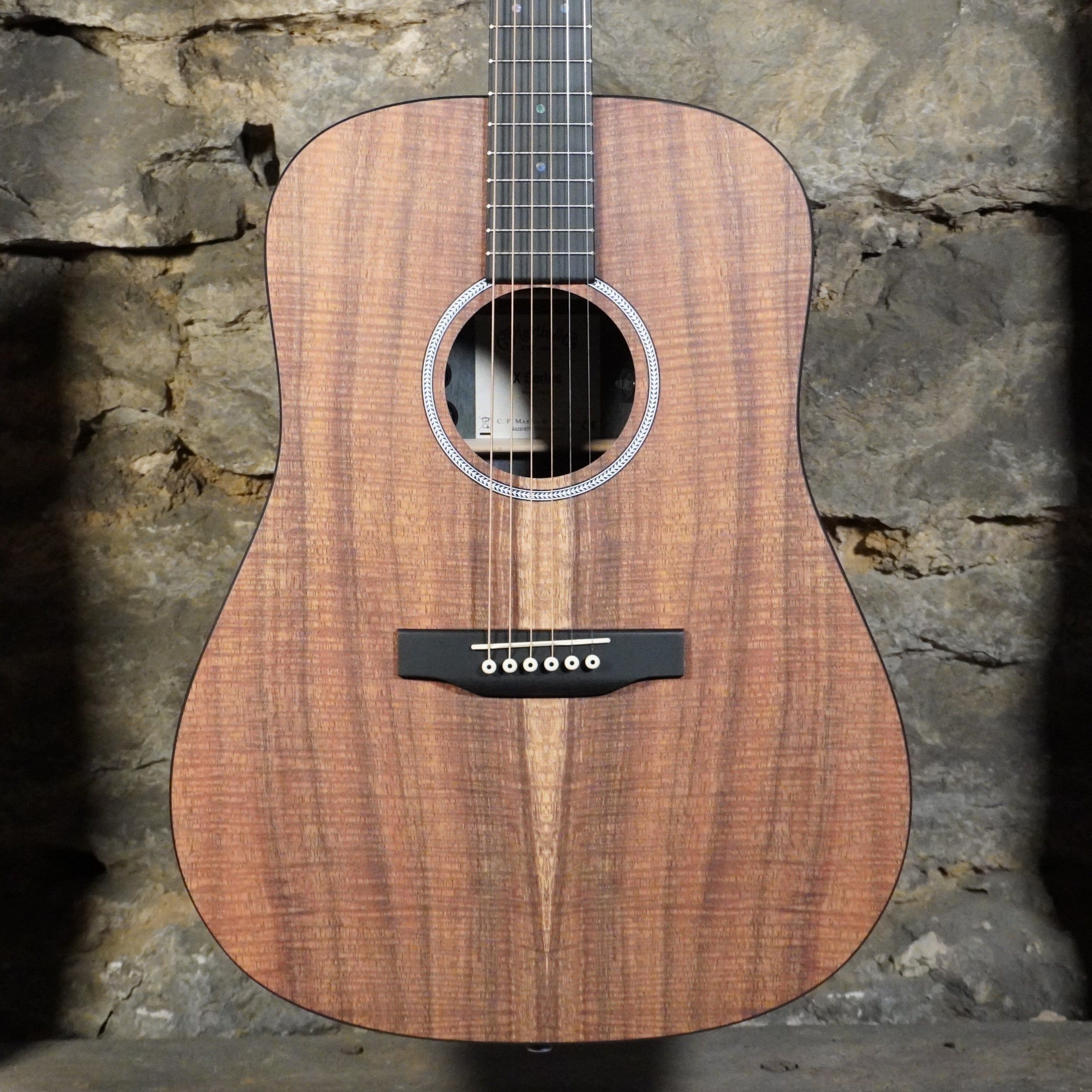 Martin X Series D-1XE D-14 Fret Acoustic Electric Koa w/Softshell Case