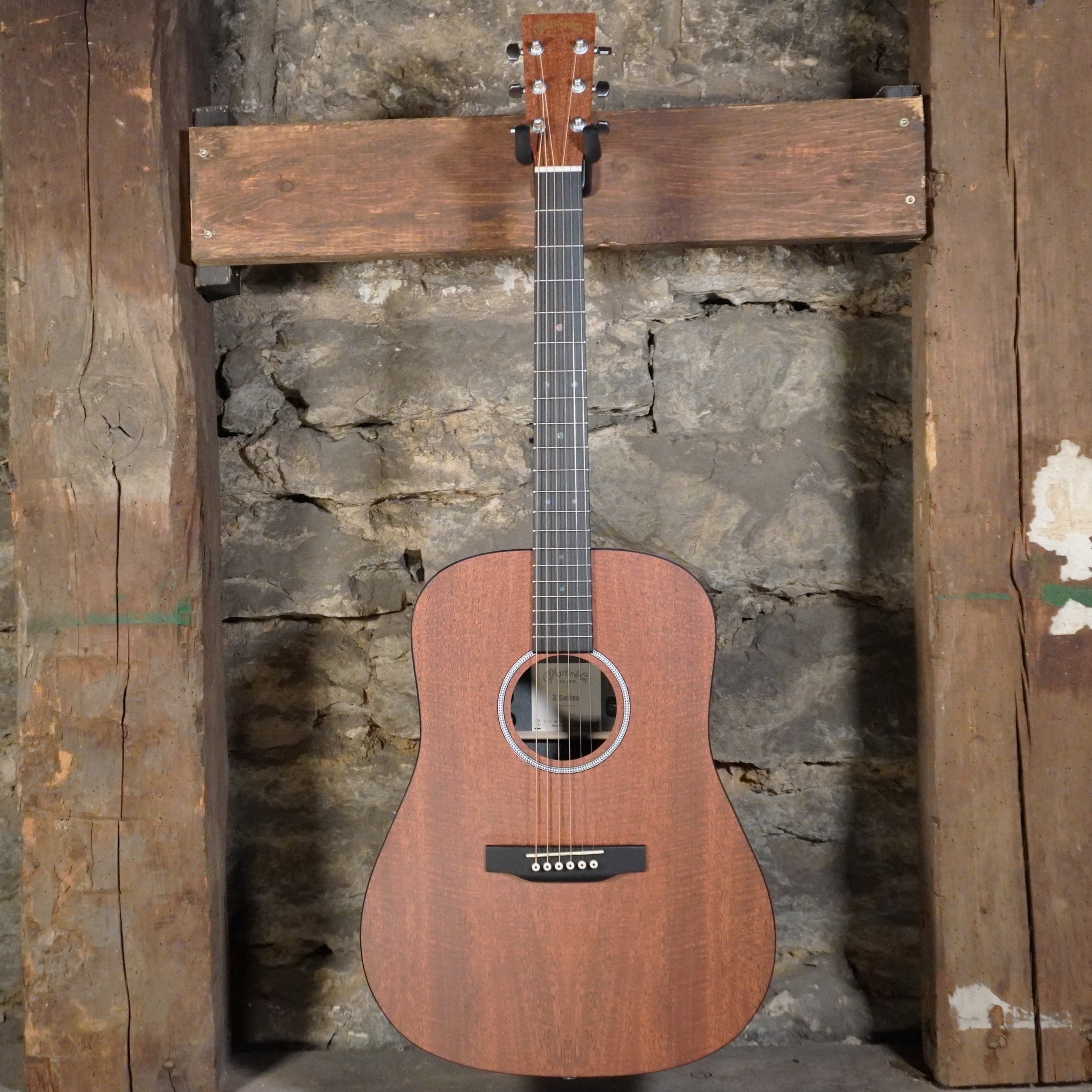 Martin X Series 11DX1EMAH D-14 Fret Acoustic Electric Mahogany w/Softshell Case