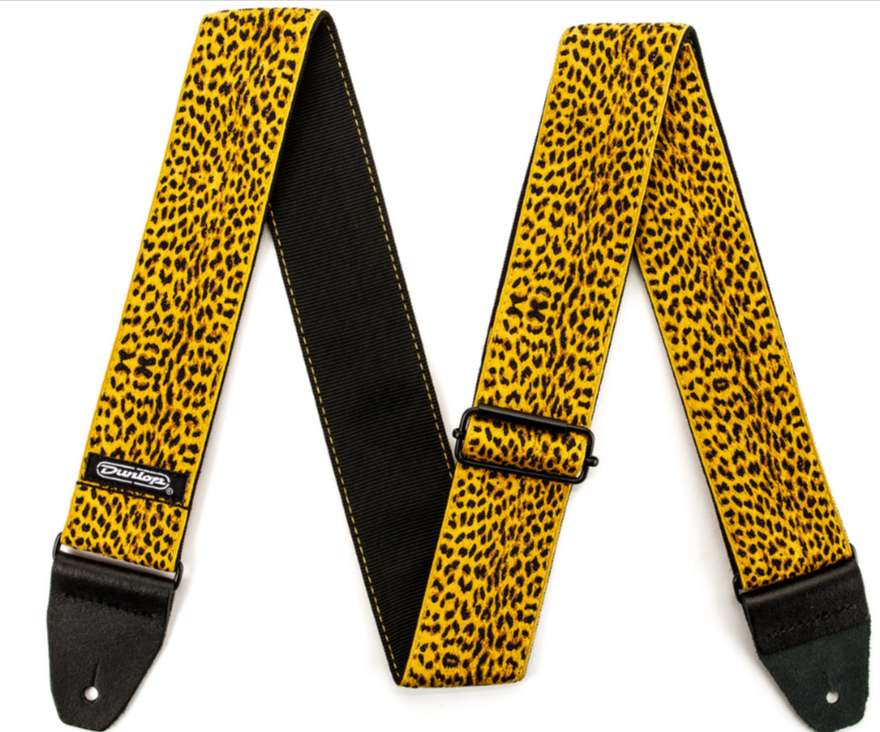 Dunlop Jacquard Leopard Skin Strap