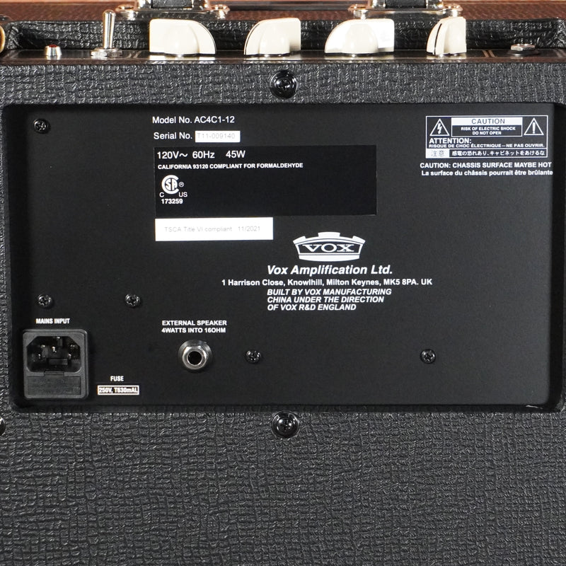 Vox AC4C1 1x12" 4-Watt Tube Combo Amp