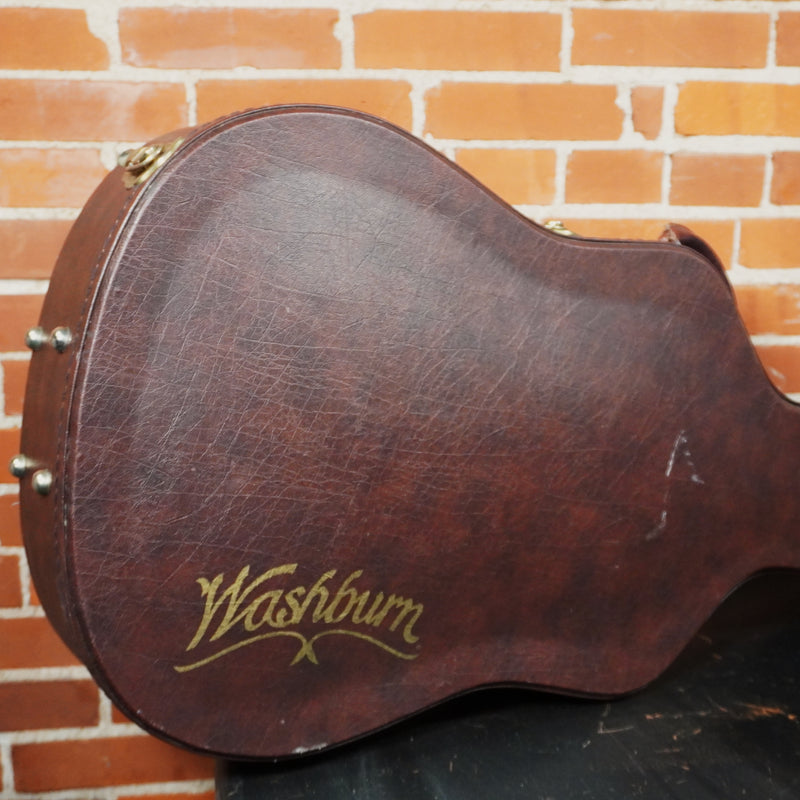 Used Washburn G55CE Koa Acoustic Electric w/Hard Case