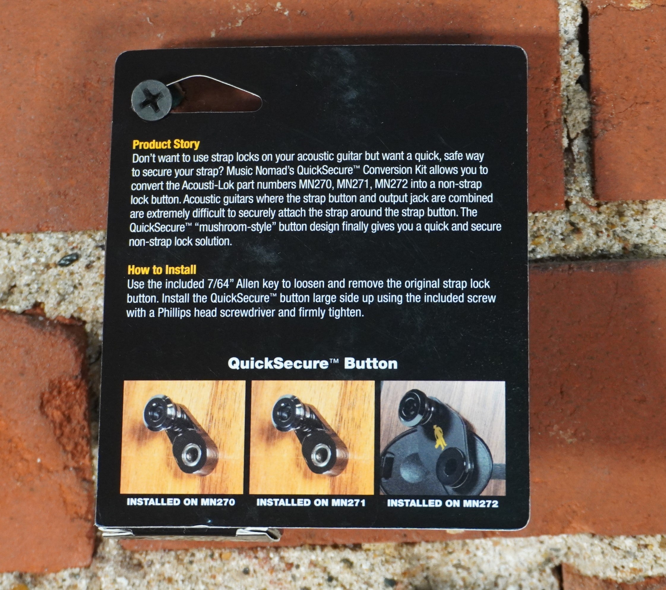 Music Nomad Acousti-Lok QuickSecure Conversion Kit