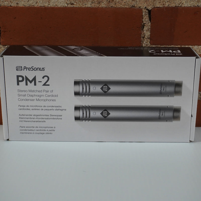 Presonus PM-2 Stereo Pair Cardioid Condenser Microphone