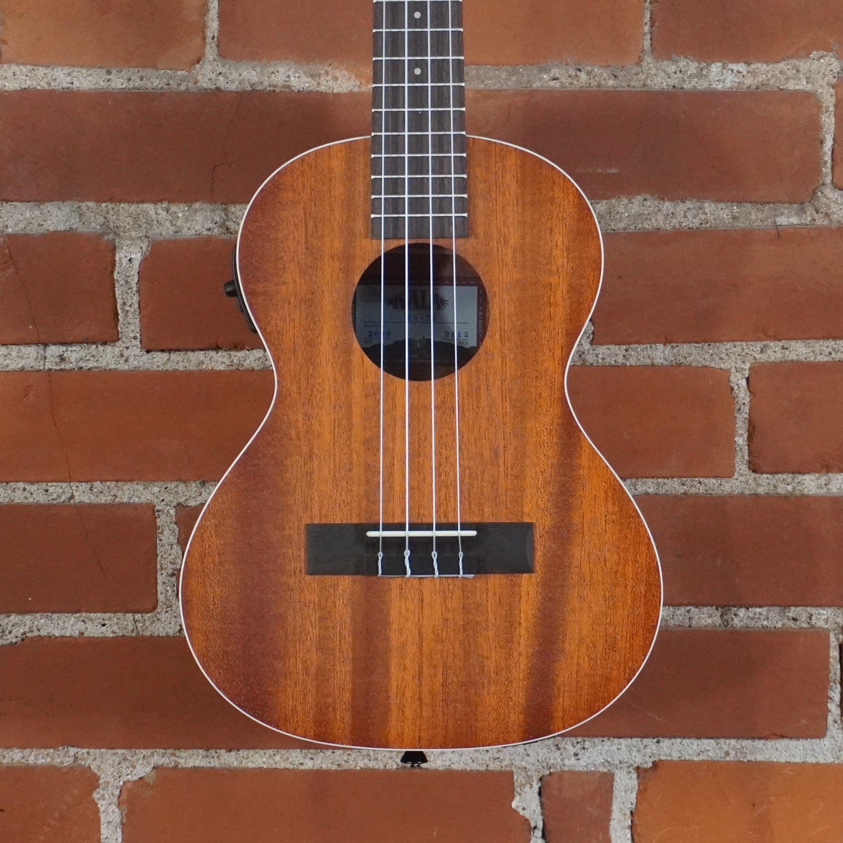Kala Satin Mahogany Concert Electric Ukulele Store Demo