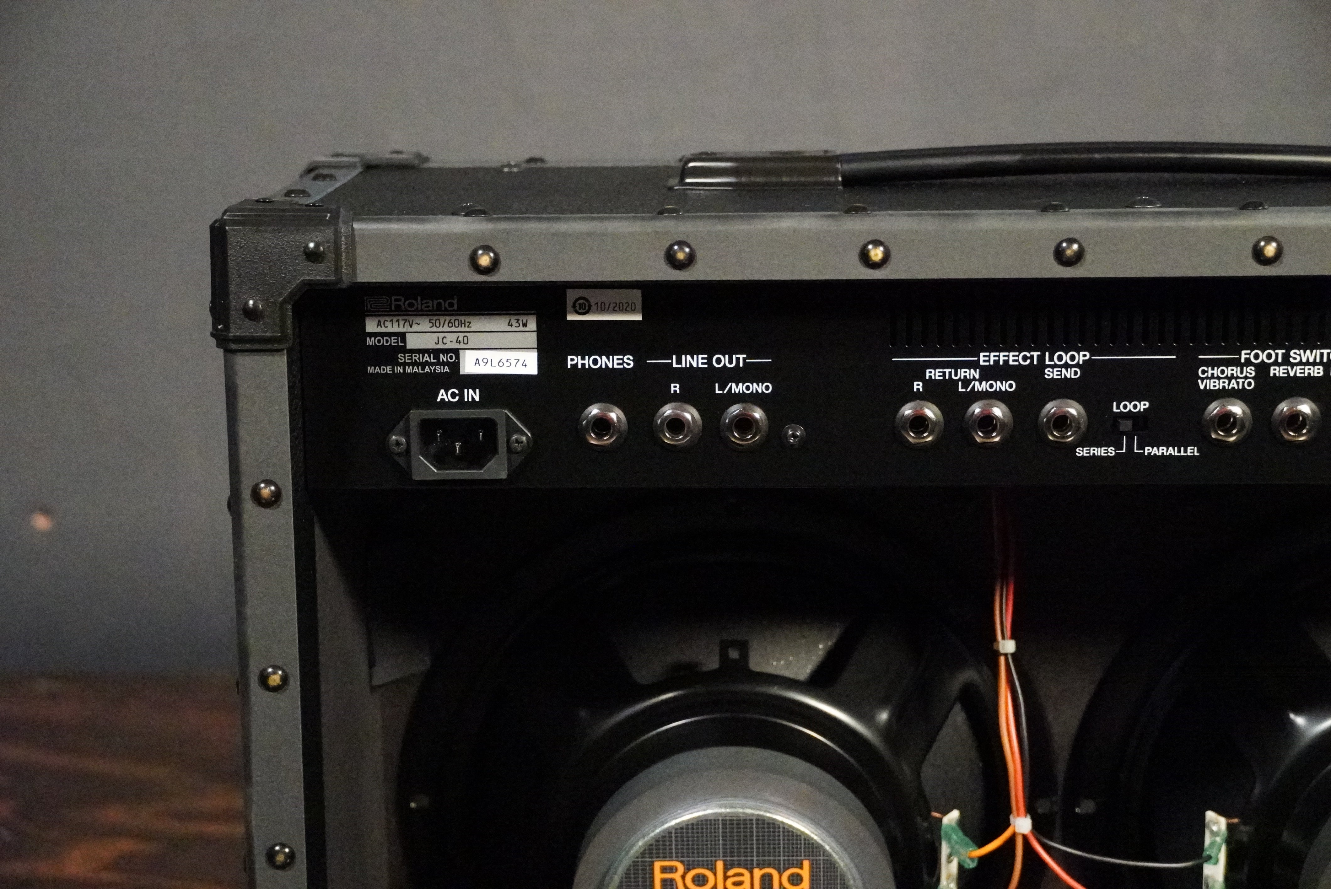 Roland JC-40 Jazz Chorus 40w 2x10" Guitar Amp