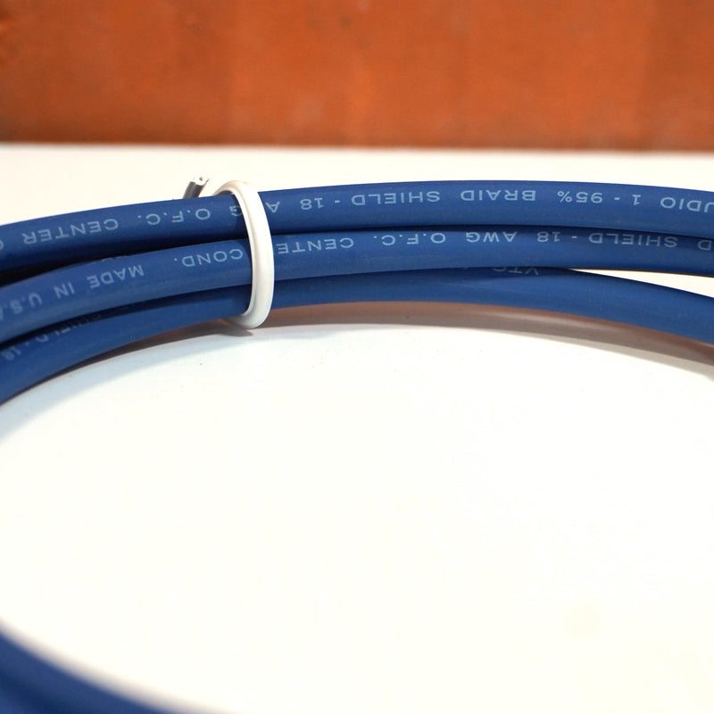 JAMS Studio Instrument Cable Neutrik 1/4" Connectors Blue