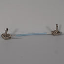 JAMS Pedal Patch Cable Lava Cable Rean 1/4" Carolina Blue 6in