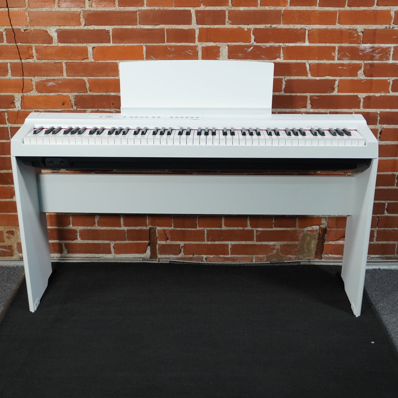Yamaha P125a 88 Digital Piano White w/Matching Stand