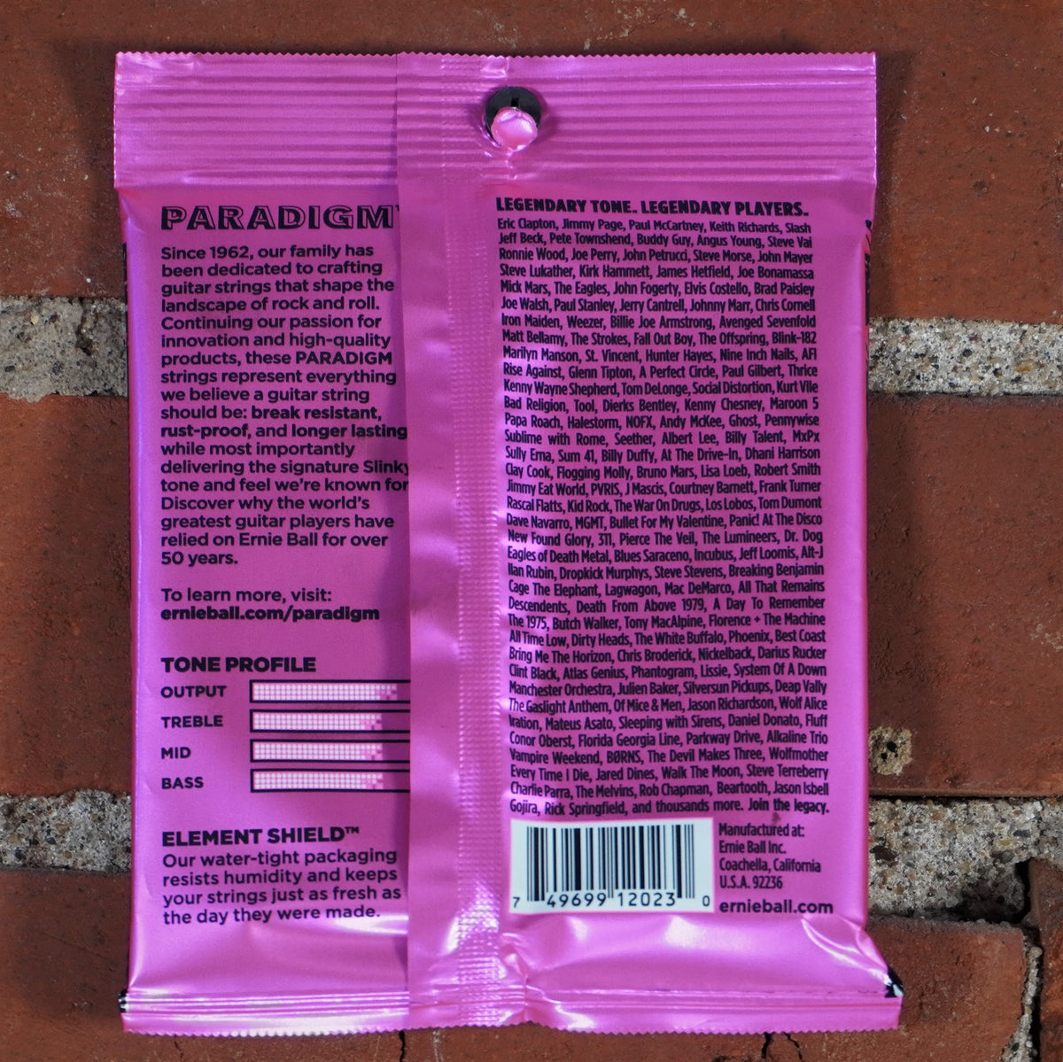 Ernie Ball Paradigm Super Slinky Electric Guitar Strings 9-42