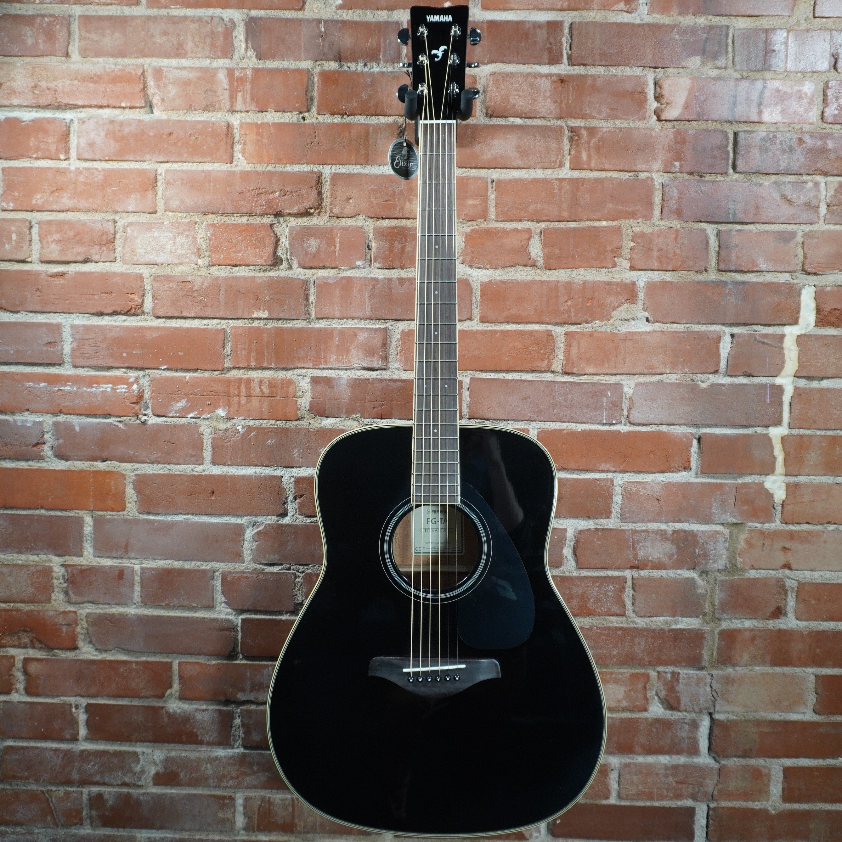 Yamaha FG-TA TransAcoustic Dreadnought Acoustic Electric Gloss Black