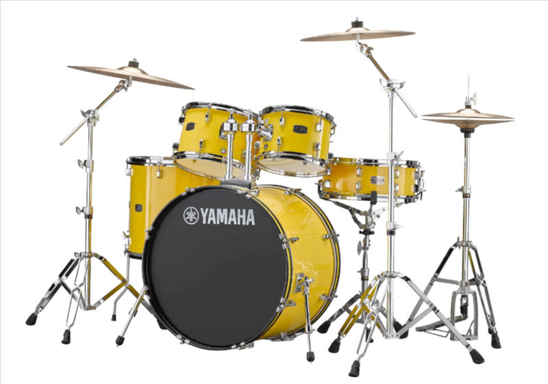 Yamaha Rydeen 5pc Drum Kit w/Hardware Pack Mellow Yellow
