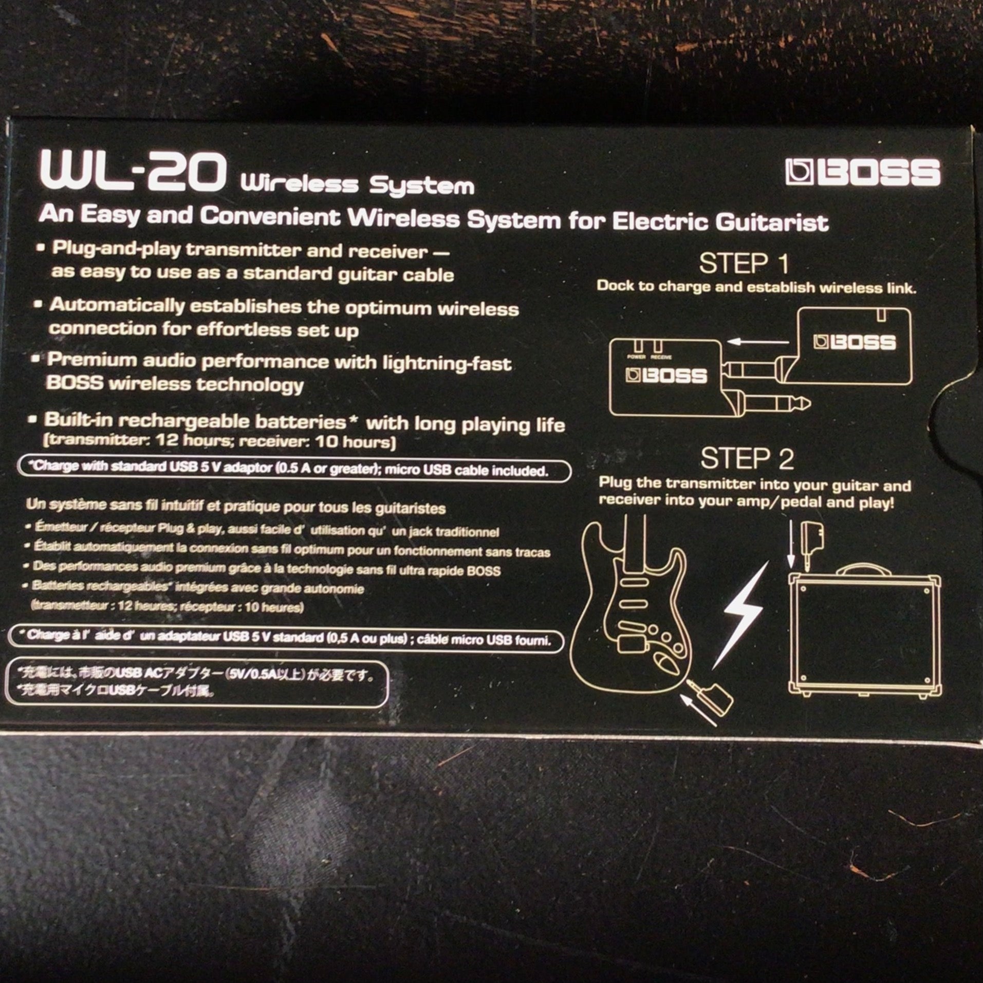 Boss WL-20 Wireless Guitar System
