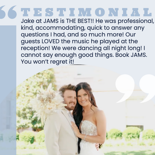 JAMS Wedding Review