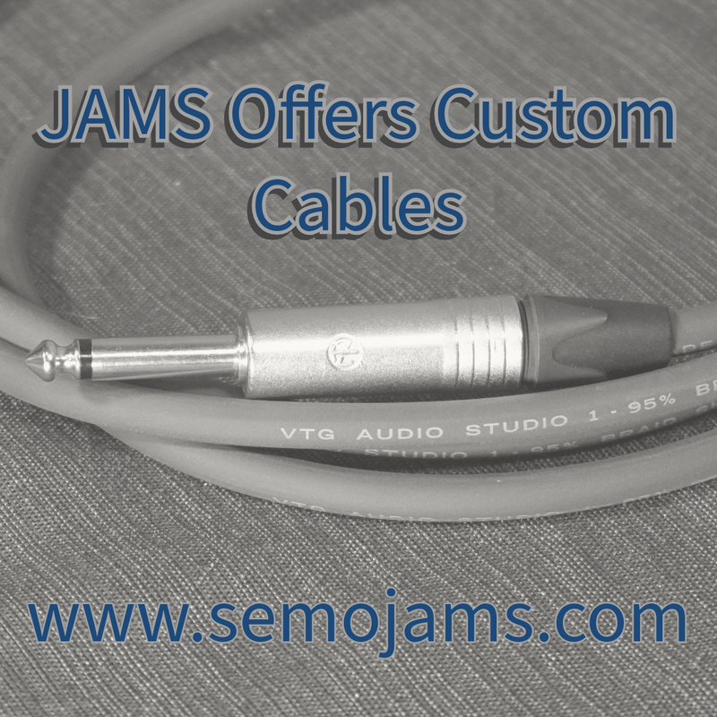 JAMS Features Rapco Brand Cables and Neutrik Brand Connectors for On-Demand Cables