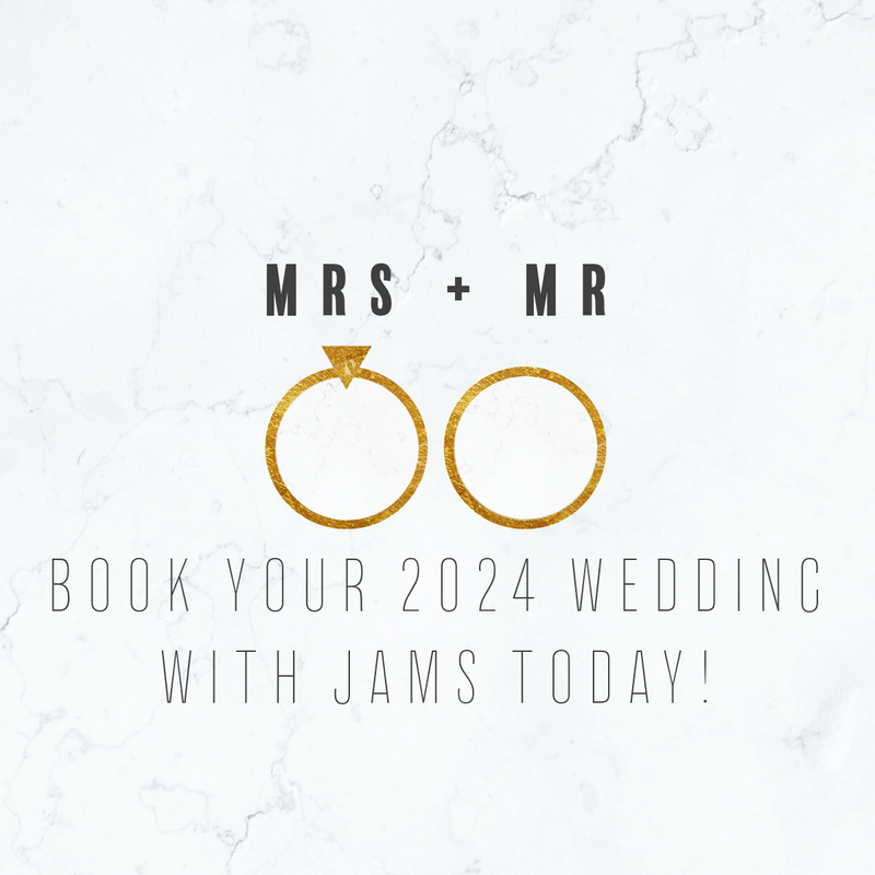 Book 2024 Weddings with JAMS