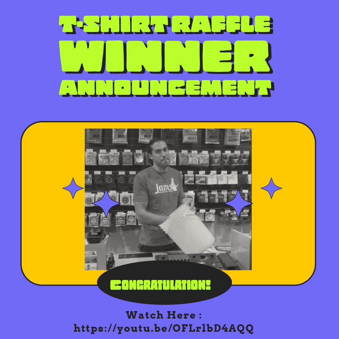 T-Shirt Raffle Winner Announced