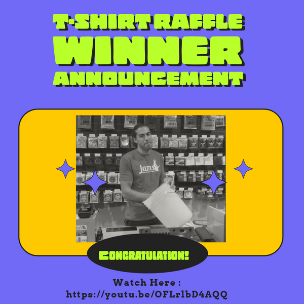 T-Shirt Raffle Winner Announced
