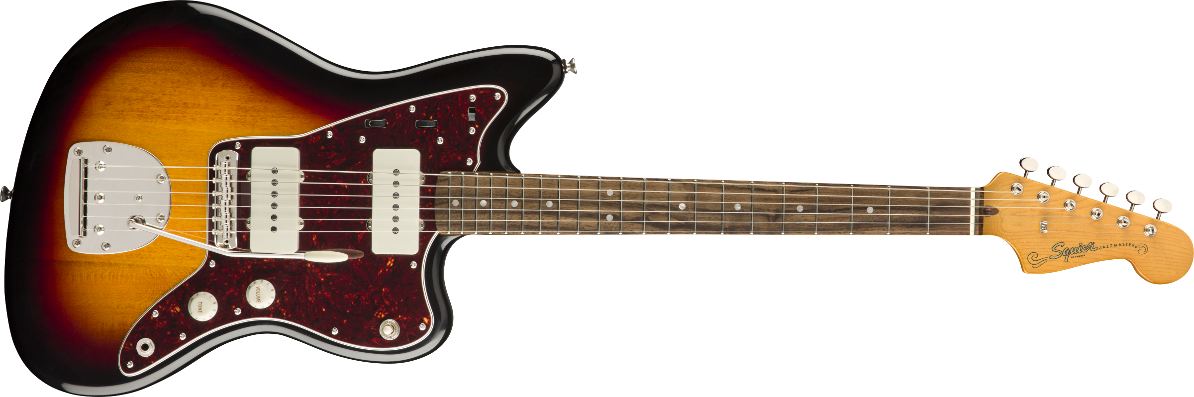 Squier Classic Vibe Jazzmaster 3-Color Sunburst Indian Laurel Fretboard