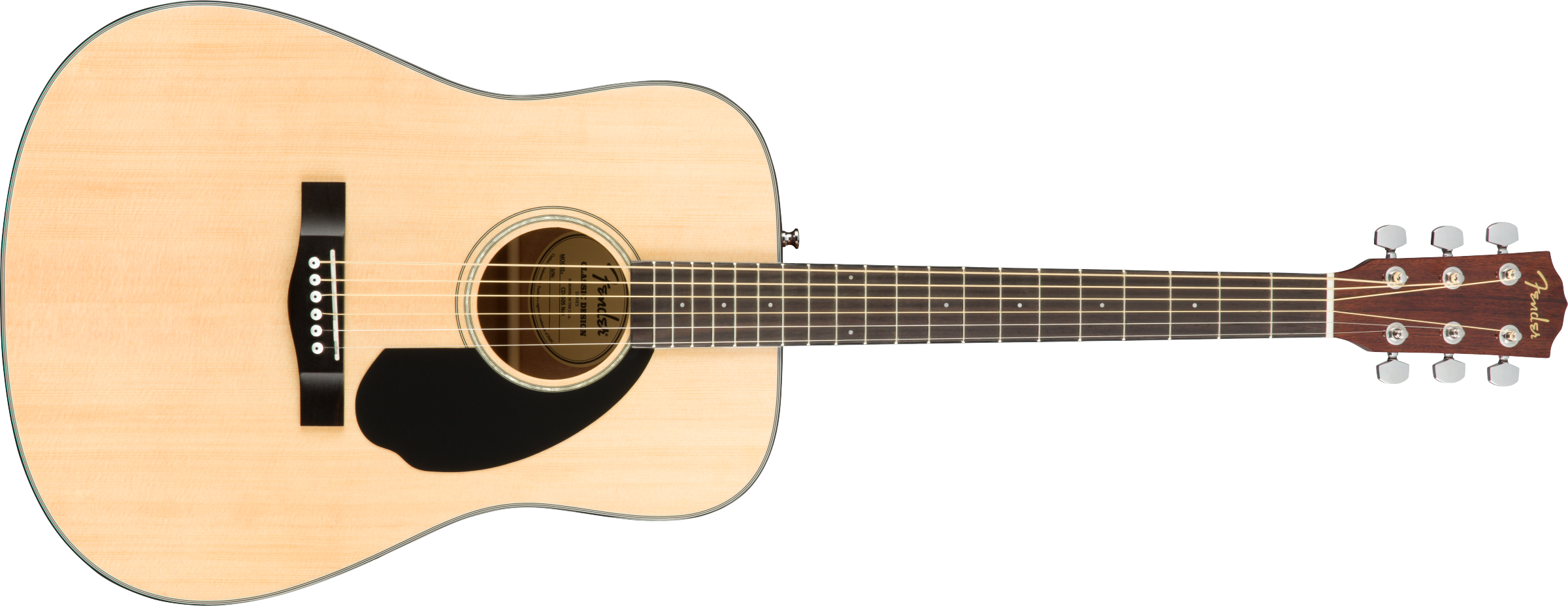 Fender CD-60 Dreadnought V2 Acoustic Guitar Pack Natural