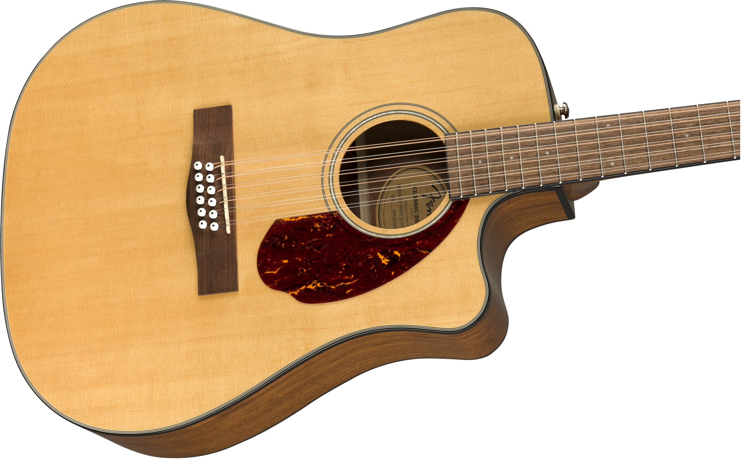 Fender CD-140SCE Dreadnught Acoustic Electric Guitar w/Hard Case
