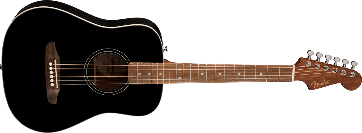 Fender California Standard Redondo Mini Acoustic Guitar Gloss Black w/Bag