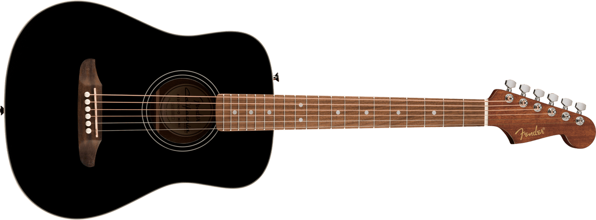 Fender California Standard Redondo Mini Acoustic Guitar Gloss Black w/Bag