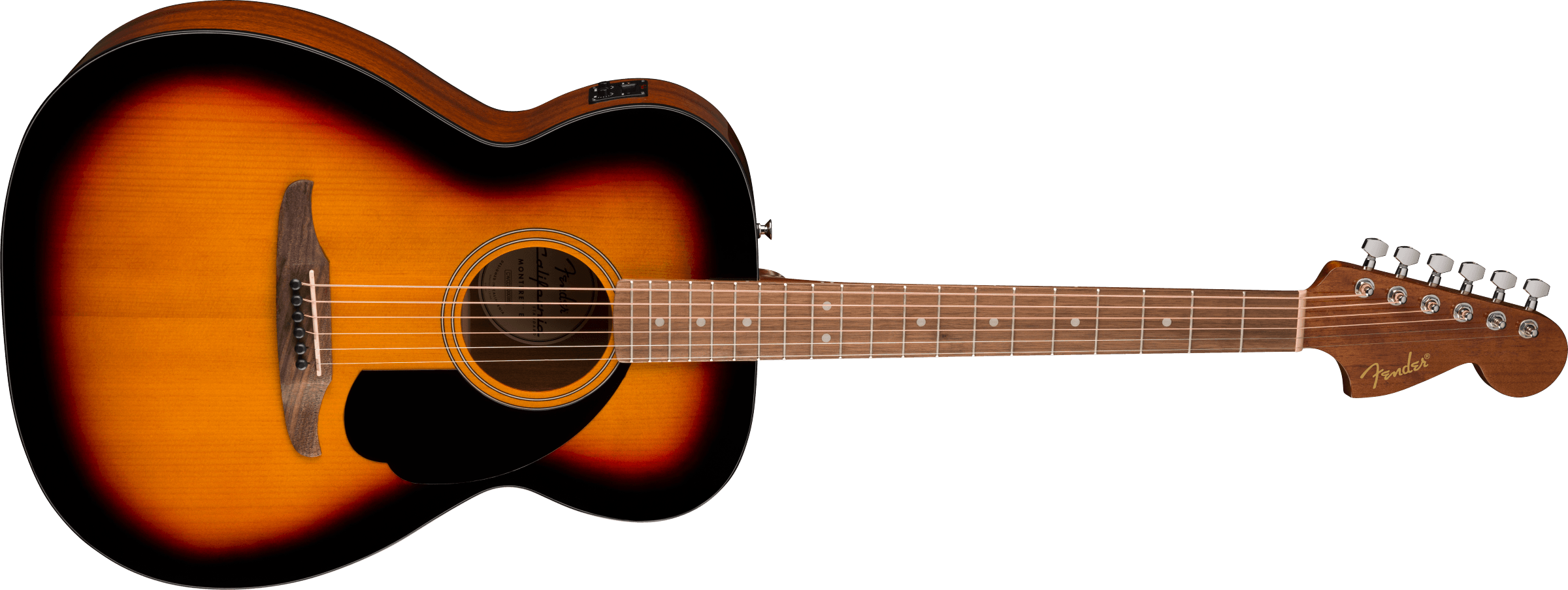 Fender California Standard Monterey Electric Acoustic Guitar Sunburst w/Bag