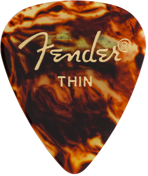 Fender Classic Celluloid Pick 351 Shape (Single Pick)