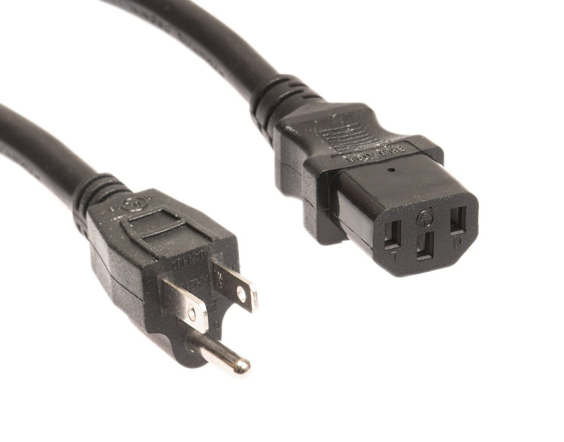 Amp Power Cord 14 AWG Nema 15P to C13 15A 6ft