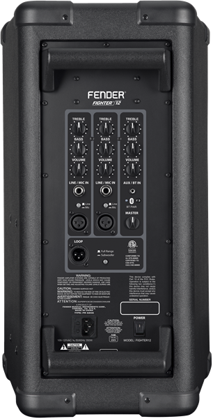 Fender Fighter 12 120V powered speaker view 2