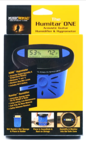 Music Nomad - The Humitar One Guitar Sound Hole Humidifier & Hygrometer