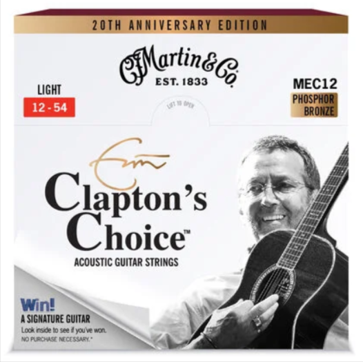 Martin Clapton’s Choice Light Acoustic Guitar Strings