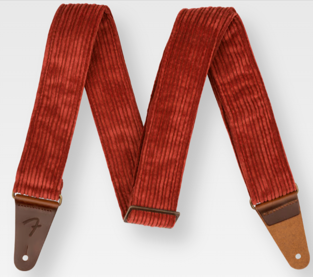 Fender Corduroy Strap Aged Cherry 2"
