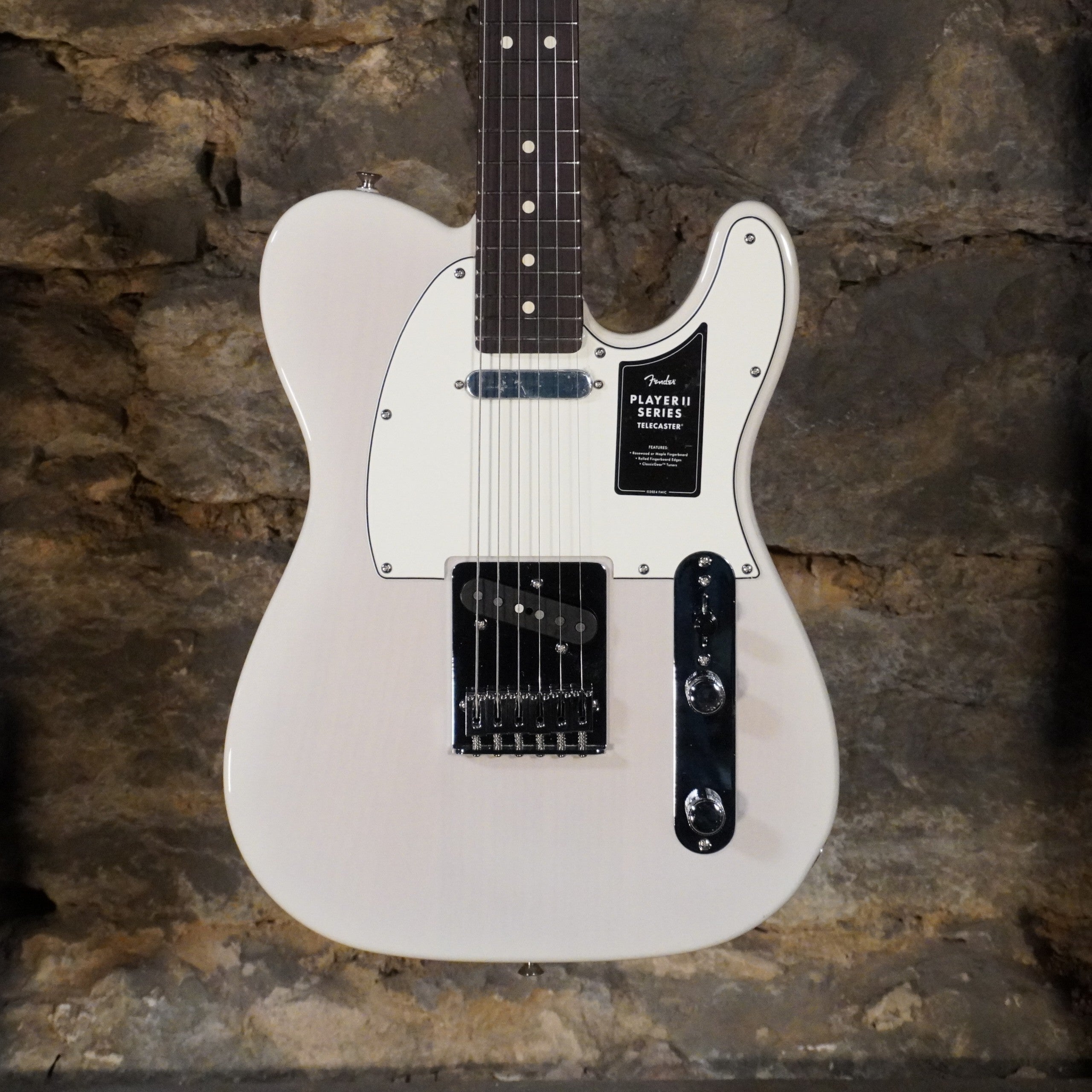 Fender Player II Telecaster White Blonde Rosewood Slab Fretboard