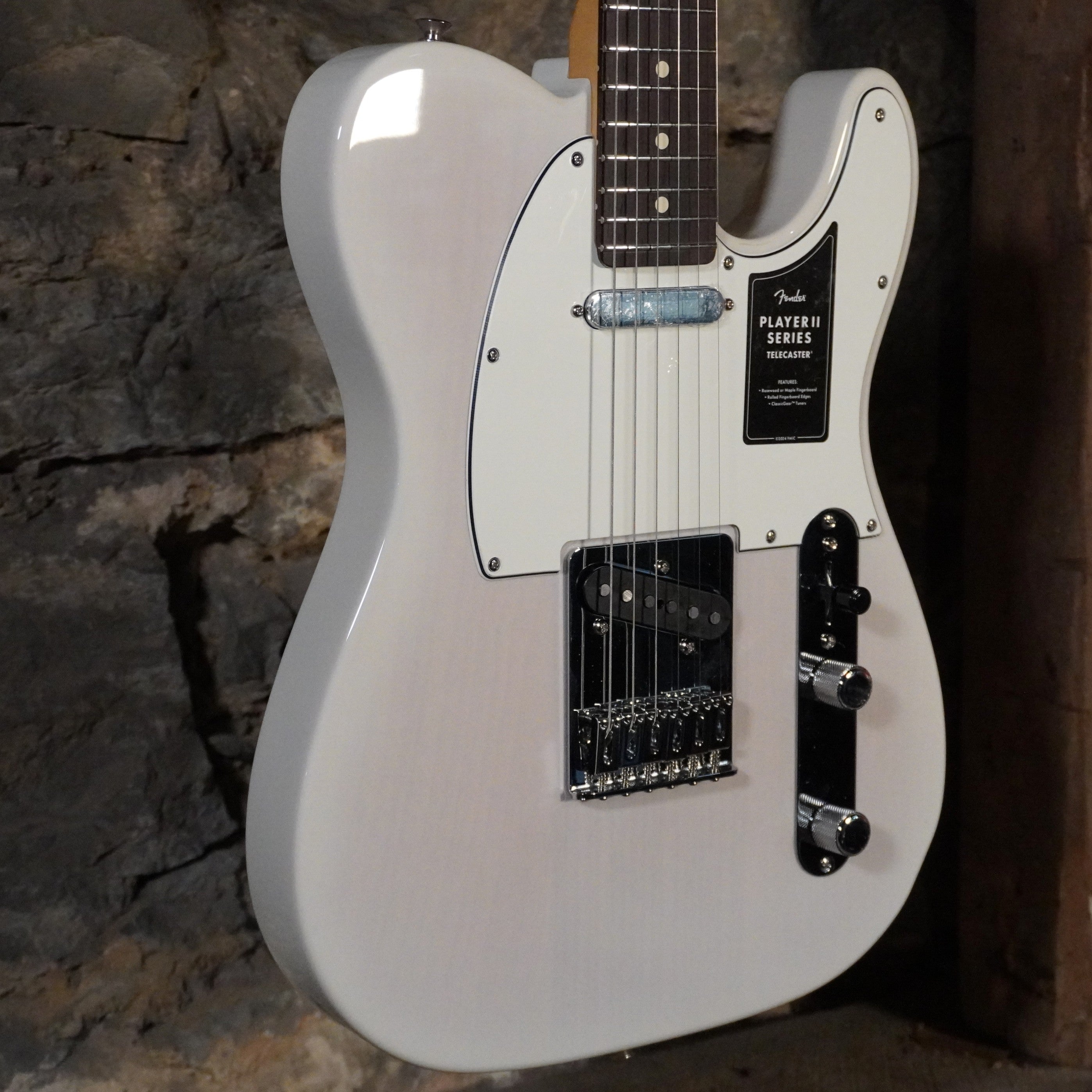 Fender Player II Telecaster White Blonde Rosewood Slab Fretboard