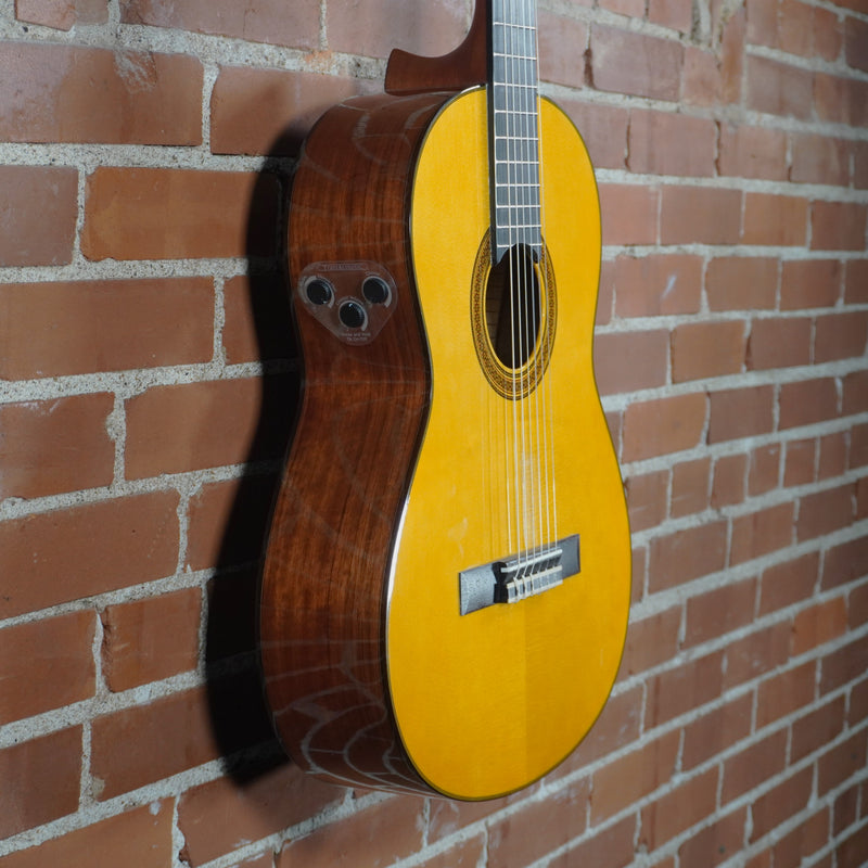 Yamaha TransAcoustic CG-TA Nylon String Acoustic Electric Guitar Natural