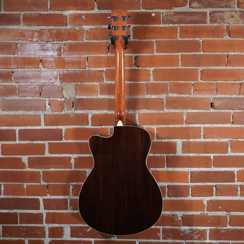 Yamaha FSX830C Concert Body Acoustic Electric Guitar Brown Sunburst Used