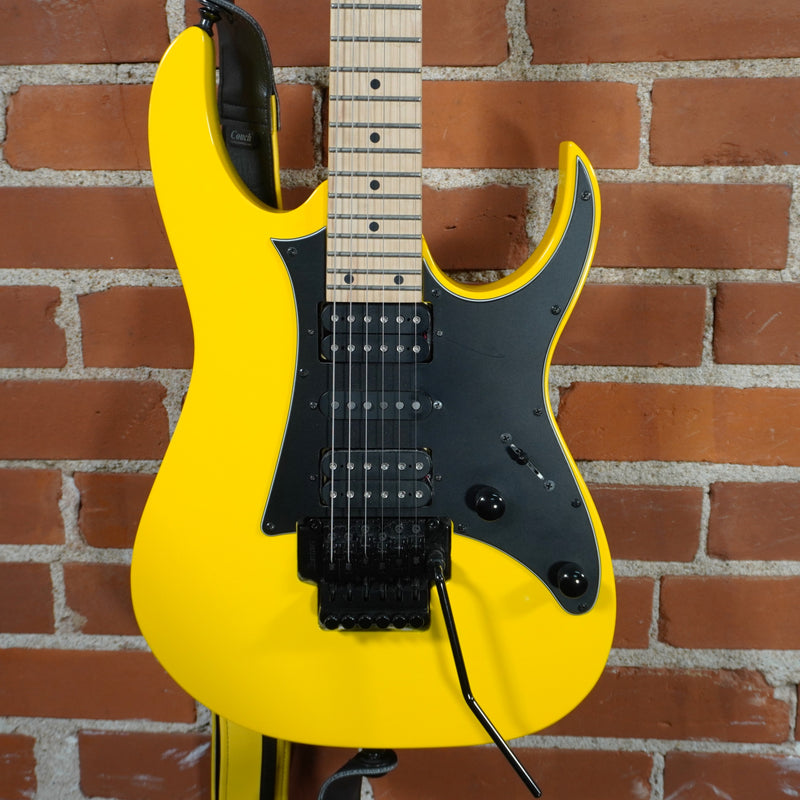 Ibanez RG450MB Solid Body Electric Guitar Yellow w/Extras JAMS Certified Used