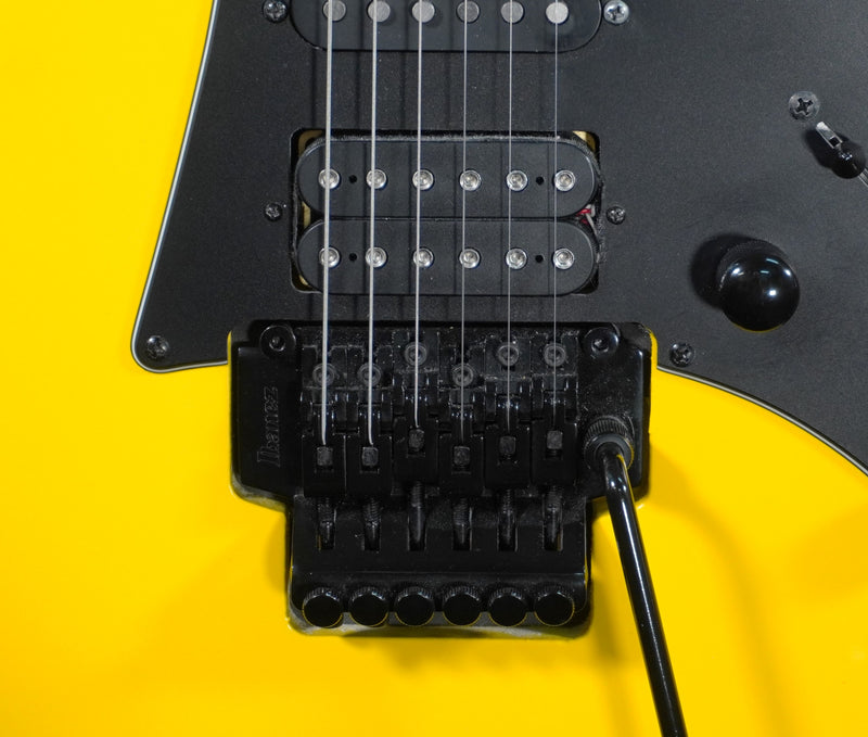 Ibanez RG450MB Solid Body Electric Guitar Yellow w/Extras JAMS Certified Used
