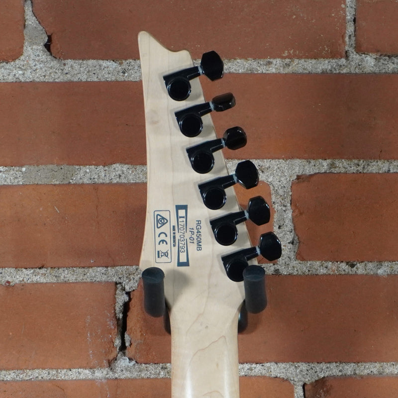 Ibanez RG450MB Solid Body Electric Guitar Yellow w/Extras JAMS Certified Used