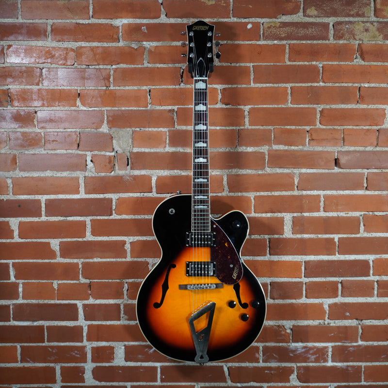 Gretsch G2420 Streamliner Hollow Body Single Cut Age Brooklyn Burst JAMS Certified Used