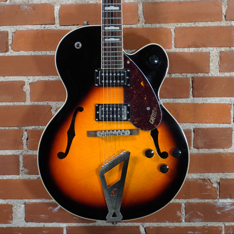 Gretsch G2420 Streamliner Hollow Body Single Cut Age Brooklyn Burst JAMS Certified Used