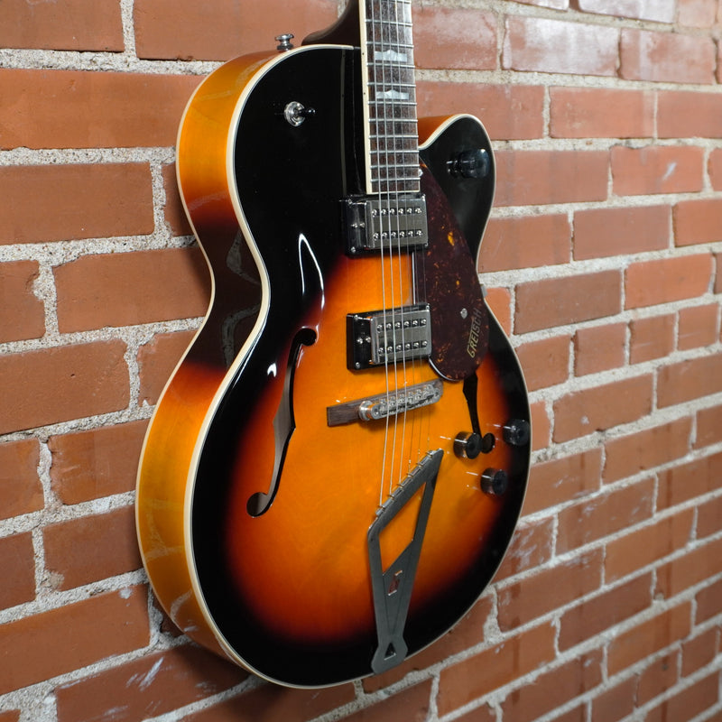 Gretsch G2420 Streamliner Hollow Body Single Cut Age Brooklyn Burst JAMS Certified Used