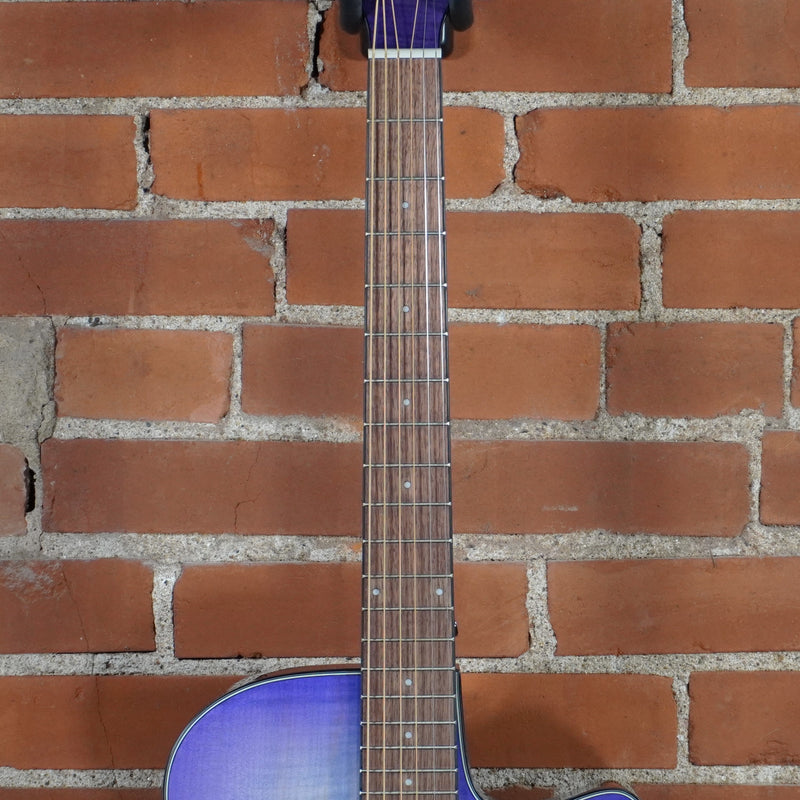 Ibanez AEG Series Acoustic Electric Guitar Purple Iris JAMS Certified