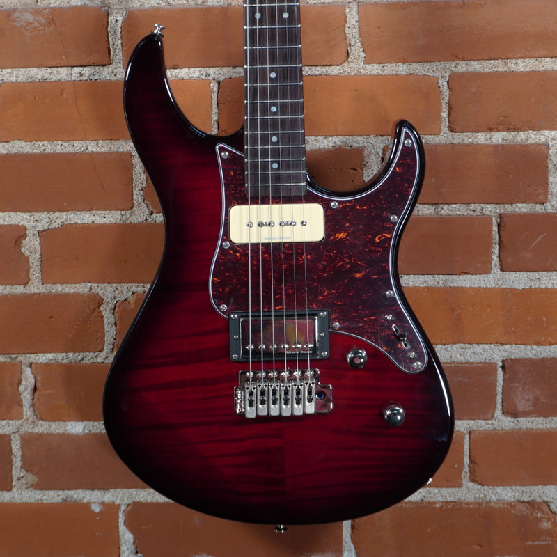 Yamaha Pacifica PAC611 P90 Dark Red Burst JAMS Certified