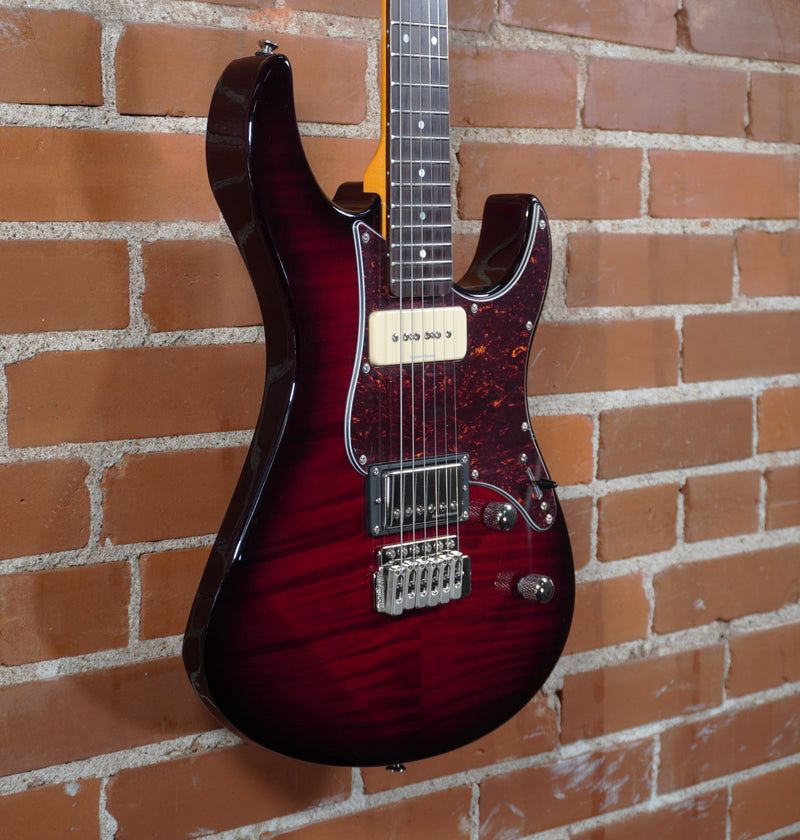 Yamaha Pacifica PAC611 P90 Dark Red Burst JAMS Certified